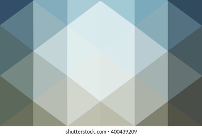 Multicolor blue, yellow, orange polygonal illustration, which consist of triangles. Geometric background in Origami style with gradient. Triangular design for your business.