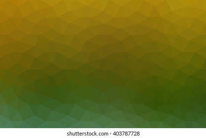Multicolor blue, yellow, orange polygonal illustration, which consist of triangles. Geometric background in Origami style with gradient. Triangular design for your business.