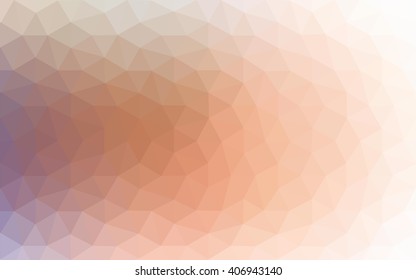 Multicolor blue, yellow, orange polygonal illustration, which consist of triangles. Geometric background in Origami style with gradient. Triangular design for your business.