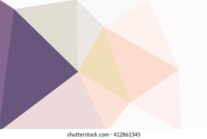 Multicolor blue, yellow, orange polygonal illustration, which consist of triangles. Geometric background in Origami style with gradient. Triangular design for your business.