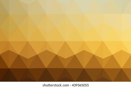 Multicolor blue, yellow, orange polygonal illustration, which consist of triangles. Geometric background in Origami style with gradient. Triangular design for your business.