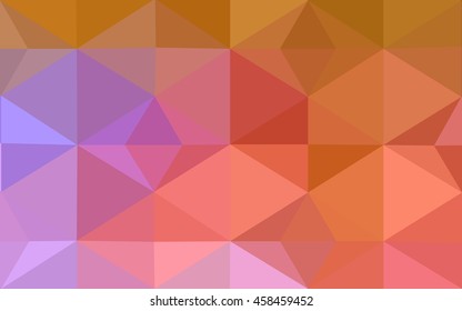 Multicolor blue, yellow, orange polygonal illustration, which consist of triangles. Geometric background in Origami style with gradient. Triangular design for your business.