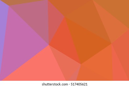 Multicolor blue, yellow, orange polygonal illustration, which consist of triangles. Geometric background in Origami style with gradient. Triangular design for your business.