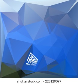 Multicolor ( Blue,Green ) Design Templates. Geometric Triangular Abstract Modern Vector Background. 