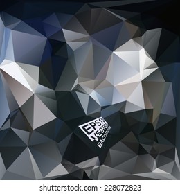 Multicolor ( Blue,Grey ) Design Templates. Geometric Triangular Abstract Modern Vector Background. 