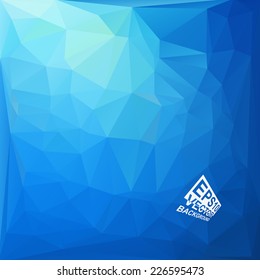 Multicolor ( Blue,White ) Design Templates. Geometric Triangular Abstract Modern Vector Background. 