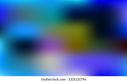 Multi-color blurred background