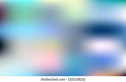 Multi-color blurred background