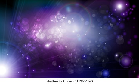 multicolor bokeh abstract starry light background.