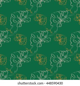 Multicolor bow and ribbon bright seamless pattern.