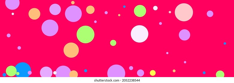 Papel tapiz multicolor azul oscuro azul oscuro. Impresión amarillo arcoiris rosado pastel. Composición Vivid Infantes Púrpura De Color Verde Blanco. Los Círculos Violeta Rosa Vibrantes Juegan Con Ilustración Índigo.