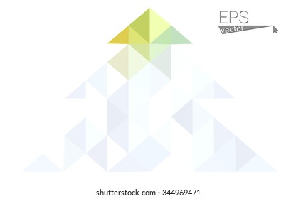 Multicolor bright low polygon style christmas tree vector illustration consisting of triangles . Abstract triangular polygonal origami or crystal design of New Years celebration. Isolated on white  