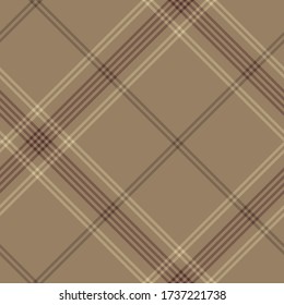 Patrón marrón multicolor. Fondo de tartán vectorial sin foco. Textura de diseño, cubierta, envoltura, etc.