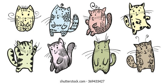 multicolor cats