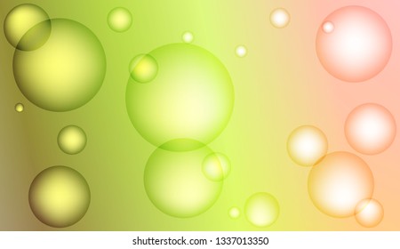 Multicolor circle geometric pattern. Design for cover page, poster, banner of websites. Color Vector illustration