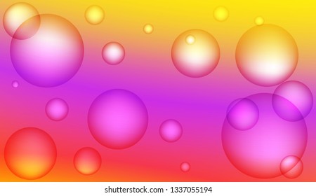 Multicolor circle geometric pattern. Design for cover page, poster, banner of websites. Color Vector illustration