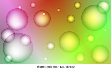 Multicolor circle geometric pattern. Design for cover page, poster, banner of websites. Color Vector illustration