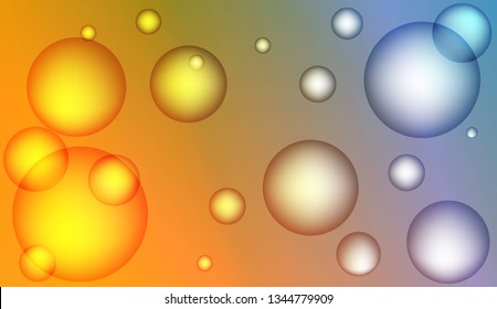 Multicolor circle geometric pattern. Design for cover page, poster, banner of websites. Color Vector illustration
