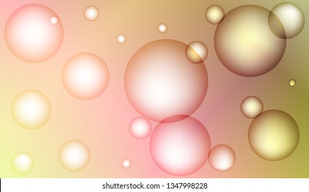 Multicolor circle geometric pattern. Design for cover page, poster, banner of websites. Color Vector illustration