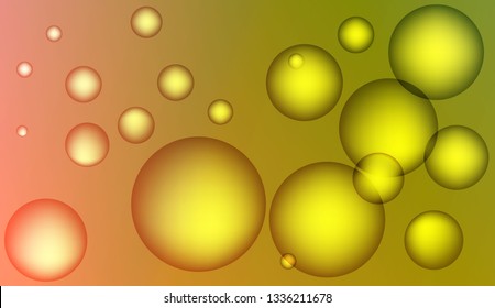 Multicolor circle geometric pattern. For futuristic ad, booklets. Color Vector illustration