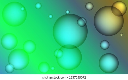 Multicolor circle geometric pattern. For futuristic ad, booklets. Color Vector illustration