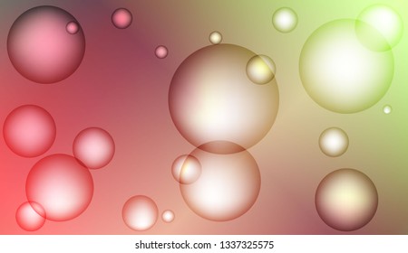 Multicolor circle geometric pattern. For futuristic ad, booklets. Color Vector illustration