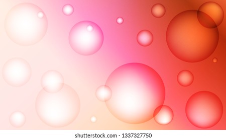 Multicolor circle geometric pattern. For futuristic ad, booklets. Color Vector illustration