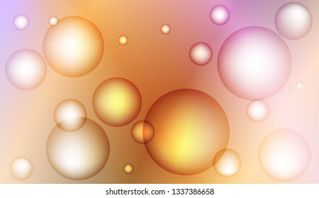 Multicolor circle geometric pattern. For futuristic ad, booklets. Color Vector illustration