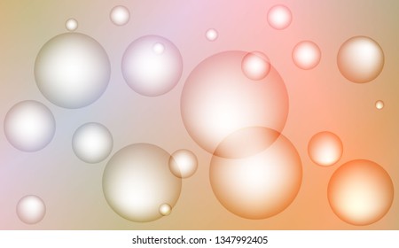 Multicolor circle geometric pattern. For futuristic ad, booklets. Color Vector illustration