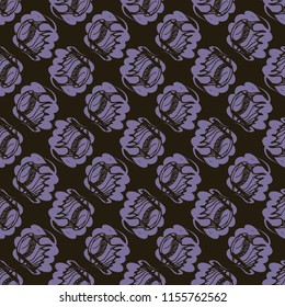 Multicolor clam shell background seamless for design.