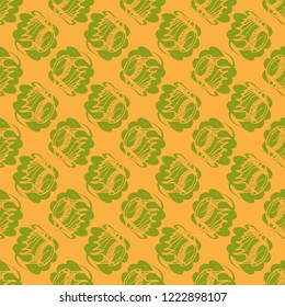 Multicolor clam shell background seamless for design.