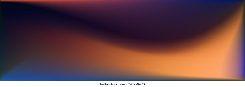 Multicolor  Color Blurred Background. Rainbow Bright Wavy Gradient Mesh. Neon Water Ocean Smooth Surface Illustration. Blank Colorful Wavy Gradient Mesh. Natural Vibrant Horizontal Lines Backdrop.