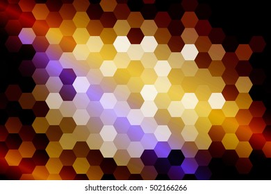 multicolor color. low poly background of hexagons. Vector illustration. Geometric design for business, brochure, flyer, presentation, wallpaper.