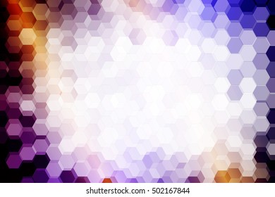 multicolor color. low poly background of hexagons. Vector illustration. Geometric design for business, brochure, flyer, presentation, wallpaper.