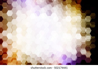 multicolor color. low poly background of hexagons. Vector illustration. Geometric design for business, brochure, flyer, presentation, wallpaper.