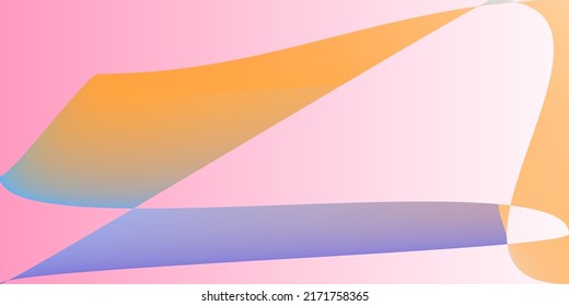 Multicolor Color Neon Modern Smooth Surface. Layers Minimal Psychedelic Pink Blurred Background. Smooth Shape Technology Pastel Illustration. Digital Dynamic Rainbow Fluid Futuristic Gradient Mesh.