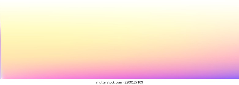 Color Multicolor Color Vivid Blurado Spotlight Gradiente Textura borrosa. Fondo del cielo colorido de la luz blanca del atardecer del amanecer Pastel. El cielo del agua brillante Limpiar fondo de malla horizontal vibrante suave.