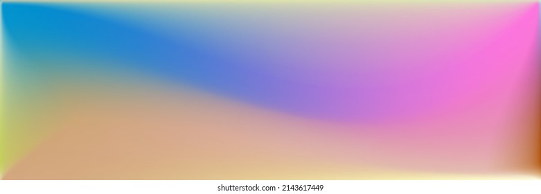 Mehrfarbige, strahlende Mesh. Rainbow Water Vibrant Smooth Surface Illustration. Hell unscharfer glatter Hintergrund. Dunkle Farbe Vivid Wavy Gradient Mesh. Natürlicher Bürohintergrund.