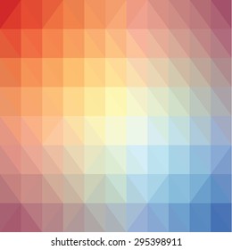 multicolor concept Polygonal Mosaic Background vector
