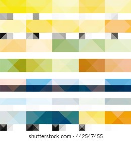 Multicolor cube background