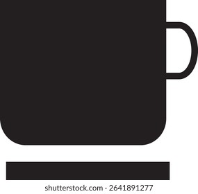 Multicolor cup icon in vibrant vector style, symbolizing beverage, refreshment, and hospitality. Perfect for cafes, apps, and branding projects. Fully editable Adobe Illustrator EPS file included.