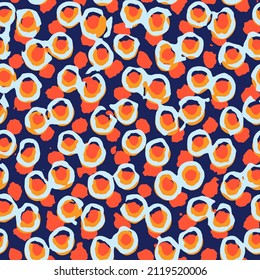 Multicolor Dappled Textured Dotted Pattern