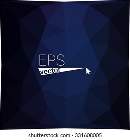 multicolor dark blue black geometric rumpled triangular low poly style gradient illustration graphic background. Vector polygonal design for your business.