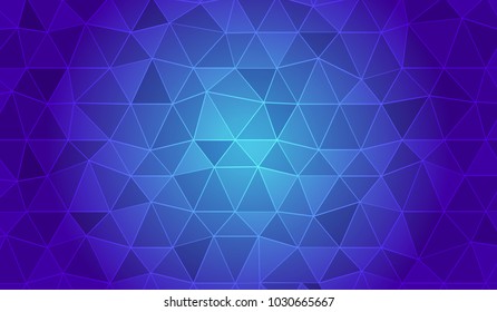 multicolor dark blue geometric rumpled triangular low poly style gradient illustration graphic background. Vector polygonal design for your business.
