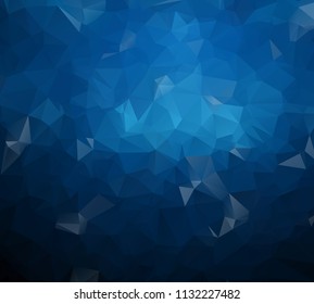 multicolor dark blue geometric rumpled triangular low poly style gradient illustration graphic background. Vector polygonal design for your business.