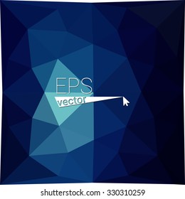 multicolor dark blue geometric rumpled triangular low poly style gradient illustration graphic background. Vector polygonal design for your business.