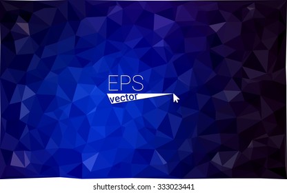multicolor dark blue geometric rumpled triangular low poly style gradient illustration graphic background. Vector polygonal design for your business.