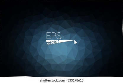 multicolor dark blue geometric rumpled triangular low poly style gradient illustration graphic background. Vector polygonal design for your business.
