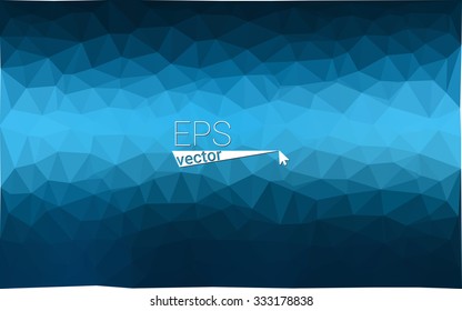 multicolor dark blue geometric rumpled triangular low poly style gradient illustration graphic background. Vector polygonal design for your business.