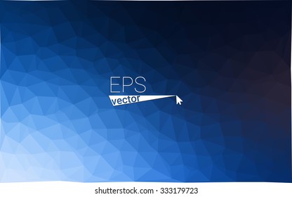 multicolor dark blue geometric rumpled triangular low poly style gradient illustration graphic background. Vector polygonal design for your business.